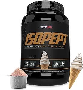 EHP Labs ISOPEPT Hydrolyzed Whey Protein Powder 100 Whey Protein