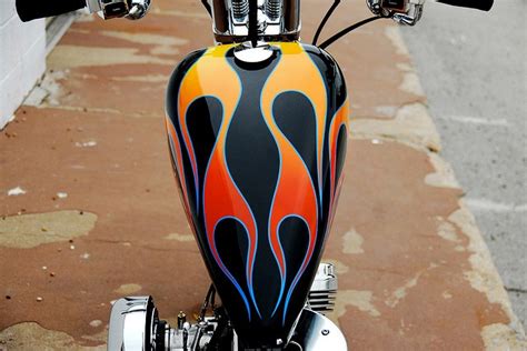 2010 Retro Chopper Tank By Brass Balls Bobbers Via Flickr Custom