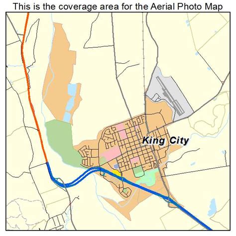 Aerial Photography Map of King City, CA California