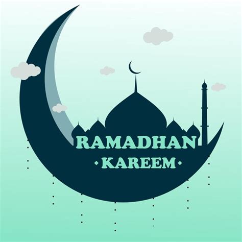 Ilustra O De Feliz Dia De Ramadan Kareem Para Mu Ulmanos Vetor Premium