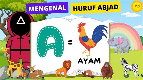 Belajar Mengenal Huruf Abjad Alfabet Abcd Bahasa Indonesia Untuk Anak