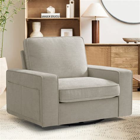 Latitude Run Upholstered Swivel Armchair Reviews Wayfair