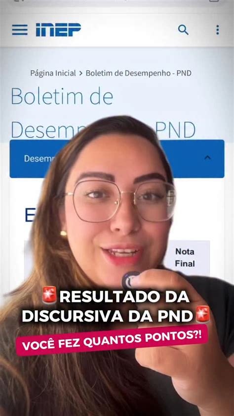 Quando Sai A Nota Do Pnd - Quanto Valia A Nota Discursiva Da Pnd