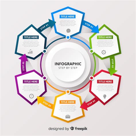 Schritt Gesch Ft Infografik Kostenlose Vektor