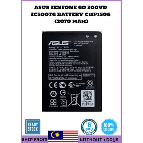 ACA Compatible Battery For Asus Zenfone GO 5 0 Asus Z00VD ZC500TG