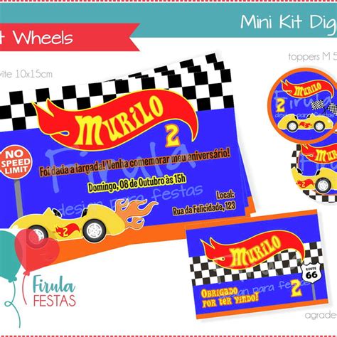 Mini Kit Digital Hot Wheels Elo Produtos Especiais
