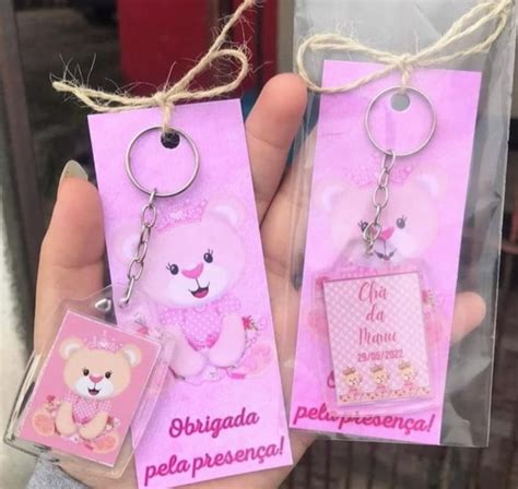 Chaveiro Lembrancinha Para Cha De Bebe Produtos Elo7