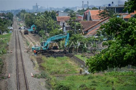 Proyek Rel Ganda Kiaracondong Cicalengka Antara Foto