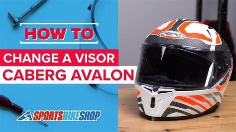 How To Change A Visor Caberg Avalon Motorcycle Helmet Youtube