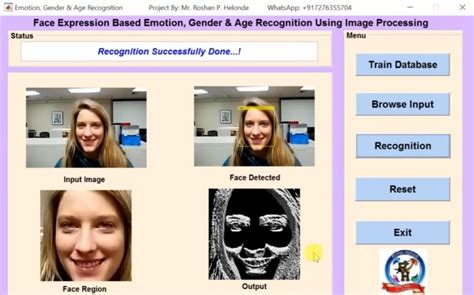 Emotion Gender And Age Recognition Using Matlab Source Code Facial Expression Detection Using