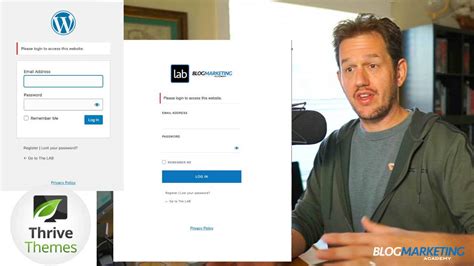 How To Customize Your Login Screen With Thrive Architect - Blog ...