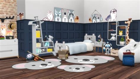 Simsational designs: Roarsome Kids Bedroom • Sims 4 Downloads