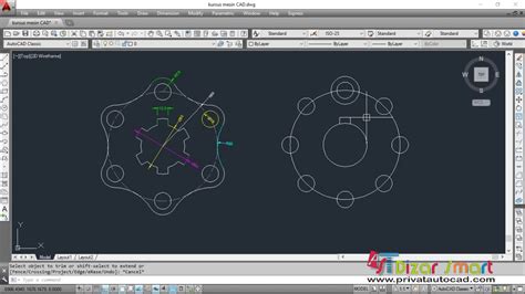 3 Belajar Autocad Teknik Gambar Mesin YouTube