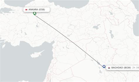 Direct Non Stop Flights From Ankara To Baghdad Schedules