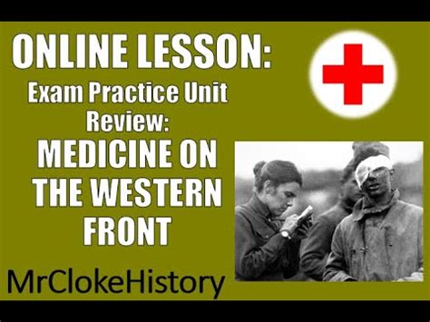 GCSE History WWI Medicine End Of Unit Review And Exam Practice YouTube