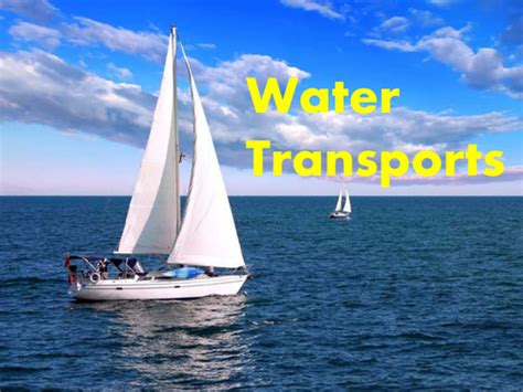 Water Transports | Teaching Resources