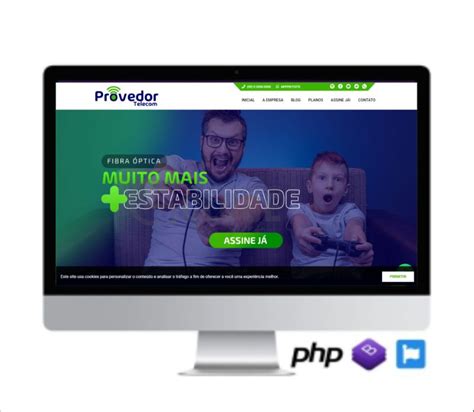 SCRIPT SITE PARA PROVEDOR DE INTERNET PAINEL ADMIN EM PHP Clube