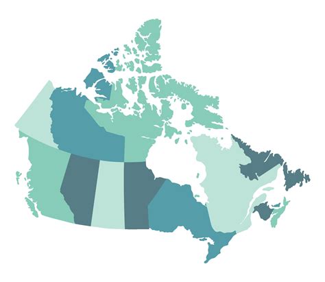 Map of Canada in political regions. Canadian map. 28557109 Vector Art ...