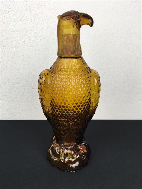 Tall Empoli Amber Art Glass Decanter At Stdibs