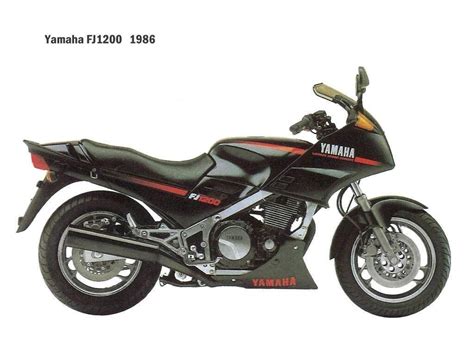 Yamaha Fj 1200 1992 Datos Técnicos Poder Par El Consumo De Combustible