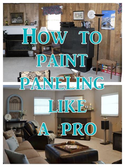 Tutorial How To Paint Paneling Like A Pro Painted Paneling Home