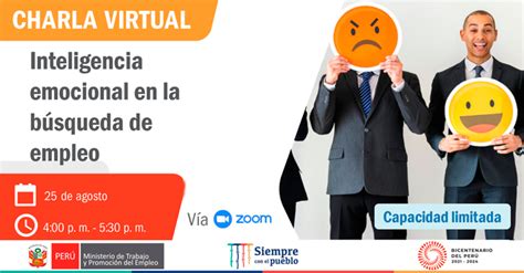 Charla Virtual Gratuita Sobre La Inteligencia Emocional En La Búsqueda