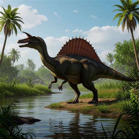 spinosaurus art ai generated dinosaur art