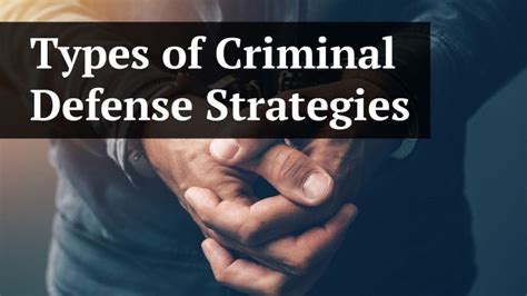 Types of Criminal Defense Strategies | Pinellas County, Florida