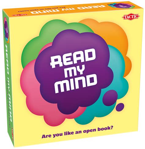 Tactic Read My Mind Board Game Tactic Games