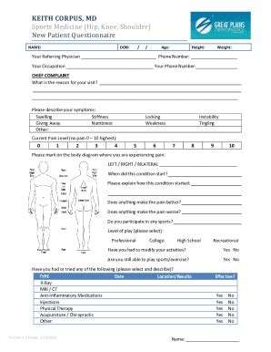 Fillable Online The New Method Of Patient Intake And How It Will Help