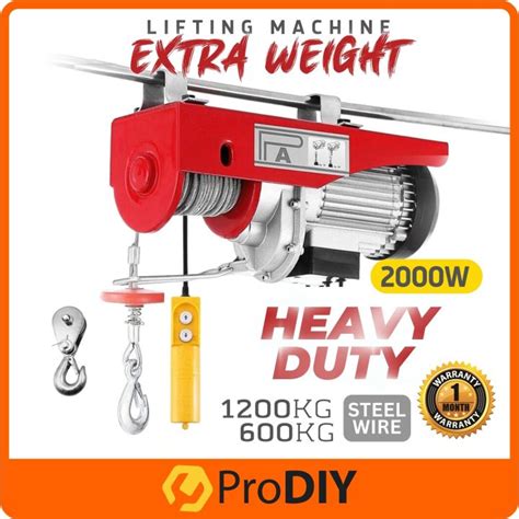 PRODIY PA1200 600 Electric Hoist Crane Lifting Crane Wire Rope Mini