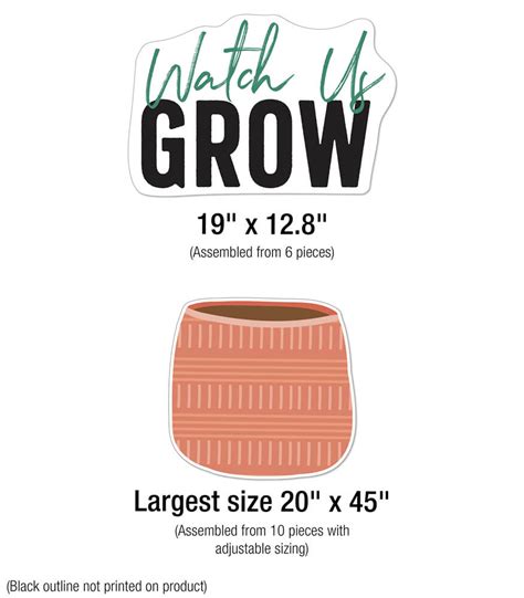 Watch Us Grow Bulletin Board Set