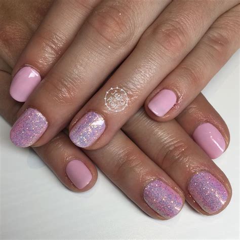 Nail Harmony Gelish Pink Smoothie Magpie Beauty Glitter Lily Nail