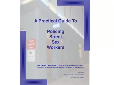 Ppt A Practical Guide To Policing Street Sex Workers Powerpoint