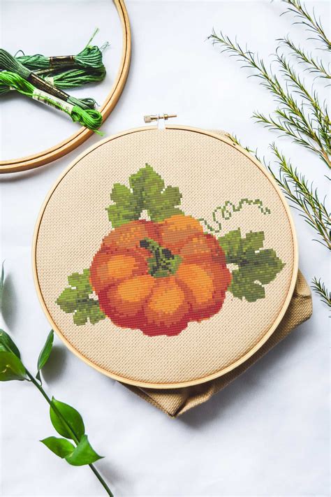 Fall Tree Cross Stitch How I Create My Own Patterns Ugly Duckling House