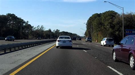 Jacksonville West Beltway Interstate Exits To Northbound