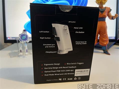 Ragnok 2: Unique Vertical Gun-Grip Gaming Mouse - ByteZombie.com