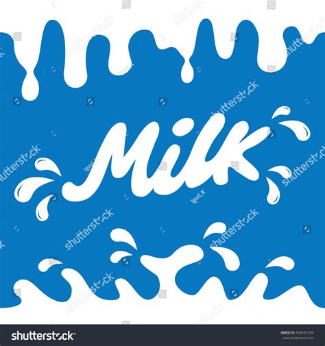 Milk Product Background Vector Illustration เวกเตอร์สต็อก ปลอดค่า