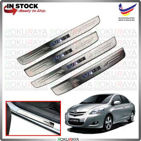 Besi With Blue Led Toyota Vios Dugong Ncp Stainless Steel Chrome