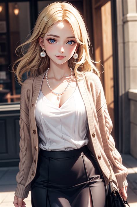 Ai Art Young Girl By Potee Pixai