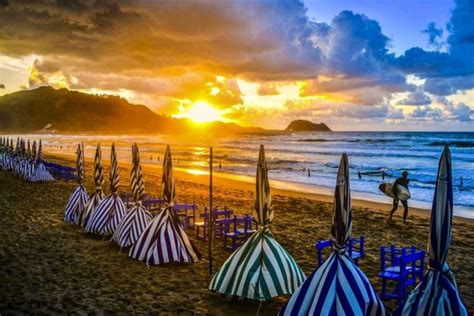 Puesta De Sol En La Playa De Zarautz Foto De Zarautz Calendario De