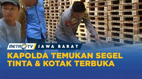 Kapolda Jabar Sidak Gudang Penyimpanan Logistik Pemilu YouTube