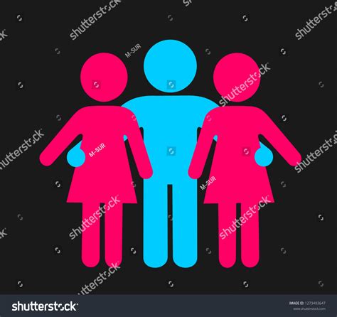 Polygamy And Bigamy Polygamous And Bigamous Royalty Free Stock