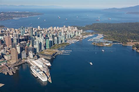 Aerial Photo Downtown Vancouver