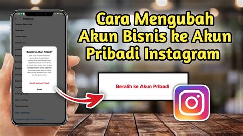 Cara Mengubah Akun Bisnis Ke Akun Pribadi Instagram Meta Versi Terbaru