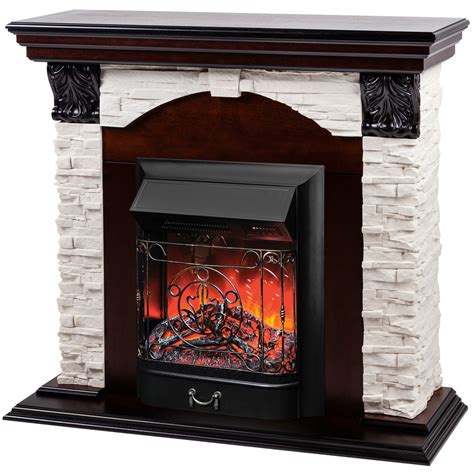 Электрокамин RealFlame Dublin Lux AO античный дуб с очагом Majestic Lux ...
