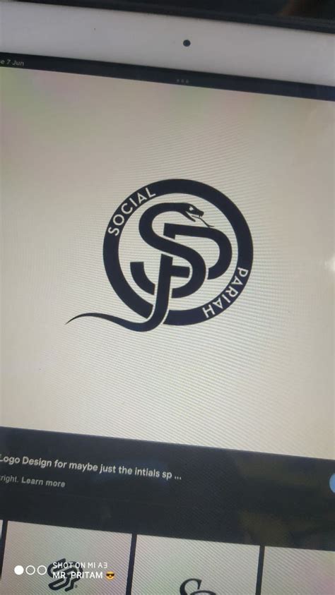 A Computer Screen Showing The Logo For Social Media