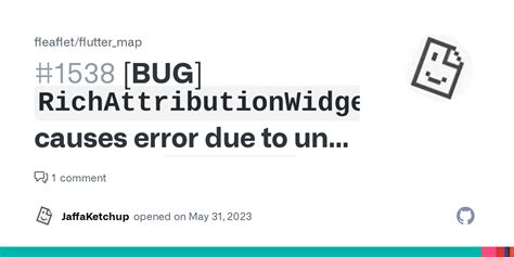 BUG RichAttributionWidget Causes Error Due To Un Mounted SetState