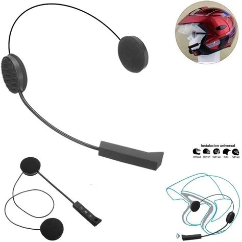 Fone Ouvido Para Capacete Microfone Moto Bluetooth Sem Fio Mercado Livre