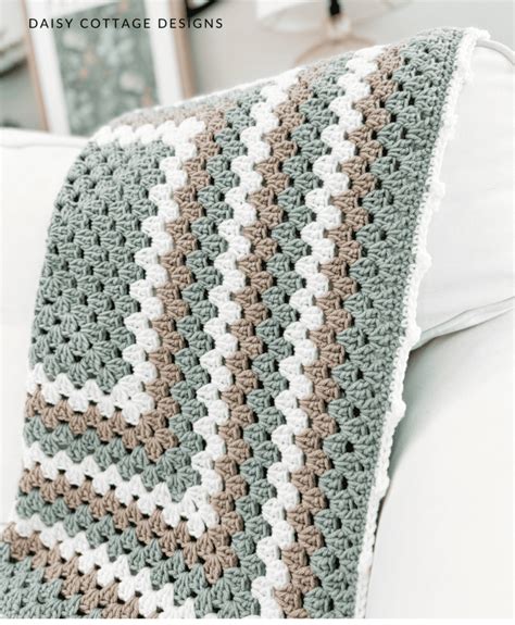 Zig Zag Crochet Blanket Pattern Daisy Cottage Designs